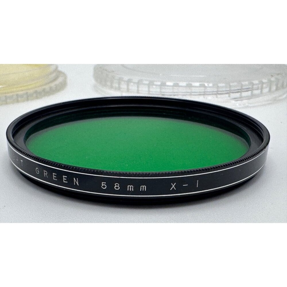 Vivitar 58mm X1 Light Green B&W Contrast Filter Photography Camera Japan